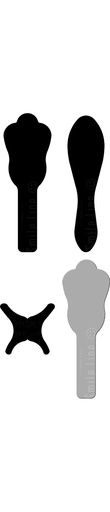 [FP-3100] Flexipalette, set of 4 forms